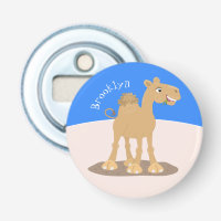 Cute happy smiling camel cartoon illustration
