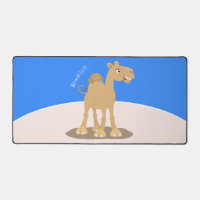 Cute happy smiling camel cartoon illustration