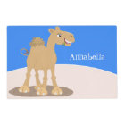 Cute happy smiling camel cartoon illustration