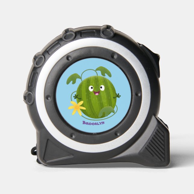 Cute happy smiling watermelon cartoon 1 (Front)