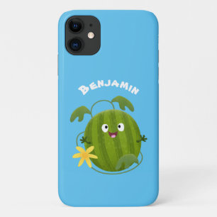 Cute happy smiling watermelon cartoon Case-Mate iPhone case