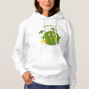 Cute happy smiling watermelon cartoon  hoodie