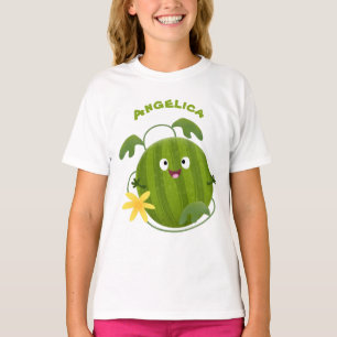 Cute happy smiling watermelon cartoon T-Shirt