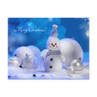 cute happy snowman