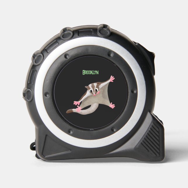 Cute happy sugar glider cartoon illustration 1 (Front)