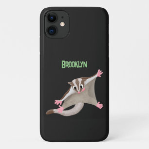 Cute happy sugar glider cartoon illustration Case-Mate iPhone case