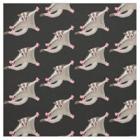 Cute happy sugar glider cartoon illustration