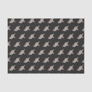 Cute happy sugar glider cartoon illustration tissue paper