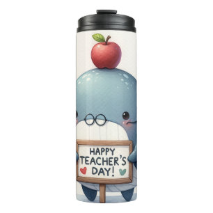 Cute Happy Teacher's Day Thermal Tumbler