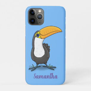 Cute happy toucan cartoon illustration Case-Mate iPhone case