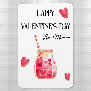 Cute Happy Valentines Day from Mom Flexible Magnet