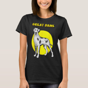 Cute Harlequin Great Dane T-Shirt