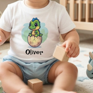 Cute Hatching Baby Dinosaur T-Shirt