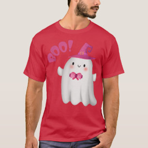 CUTE HAUNTED GHOST HALLOWEEN HORROR ART HALLOWEEN T-Shirt