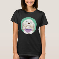 Cute Havanese Dog Lavender & Mint