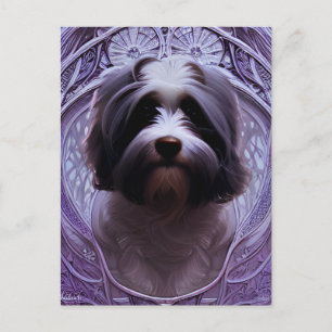 Cute Havanese Puppy Dog Postcard