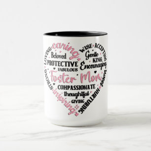 Cute Heart Foster Mum Mug