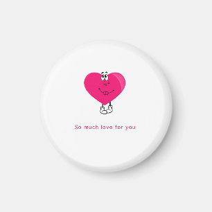 Cute heart gift, a cute heart magnet, so much love magnet