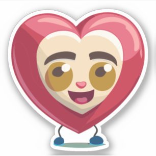 Cute Heart Kids Cartoon Charactor