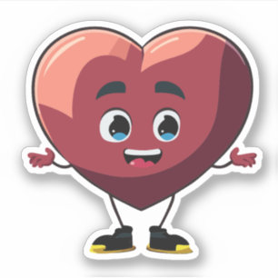 Cute Heart Kids Cartoon Charactor