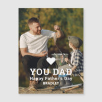 Cute HEART LOVE YOU DAD Photo Father's Day