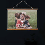 Cute HEART LOVE YOU MOM Mother's Day Photo Hanging Tapestry<br><div class="desc">Cute Heart Love You Mum Mother's Day Photo Hanging Tapestry features your favourite photo with the text "(love heart) you Mum" in modern white script with your names below. Personalise by editing the text in the text box provided and adding your own picture. Perfect for Christmas, birthday and Mother's Day...</div>