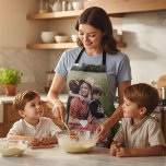 Cute Heart Love You Mum Mother's Day Photo Apron<br><div class="desc">Cute Heart Love You Mum Mother's Day Photo Apron features your favourite photo with the text "(love heart) you Mum" in modern white script with your names below. Personalise by editing the text in the text box provided and adding your own picture. Perfect for Christmas, birthday and Mother's Day gifts....</div>