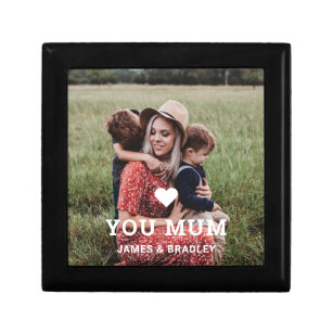 Cute HEART LOVE YOU MUM Mother's Day Photo Gift Box