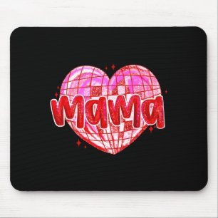 Cute Heart Mama Valentines Day Mom Wife Mouse Pad