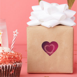 Cute Heart To Heart Love Fun Sticker