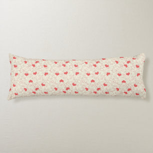 Cute Hearts Background Body Cushion