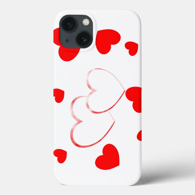 Cute Hearts - beautiful girly  Case-Mate iPhone Case (Back)