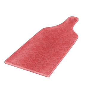 Cute Hearts Cutting Board
