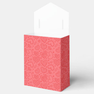 Cute Hearts Favour Box