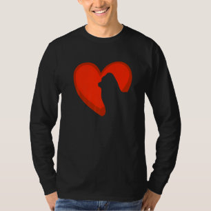 Cute Hearts Maltese Dog Puppy  Valentines Day T-Shirt