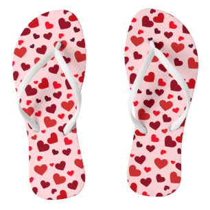 Cute Hearts Pattern Jandals