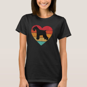 Cute Hearts Schnauzer Dog Puppy Teen Girl Lover Va T-Shirt