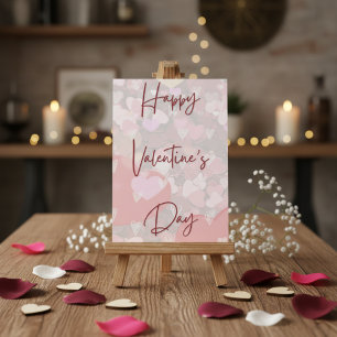 Cute Hearts Simple Valentines Day Card
