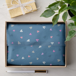 Cute Hearts Valentines Tissue Paper