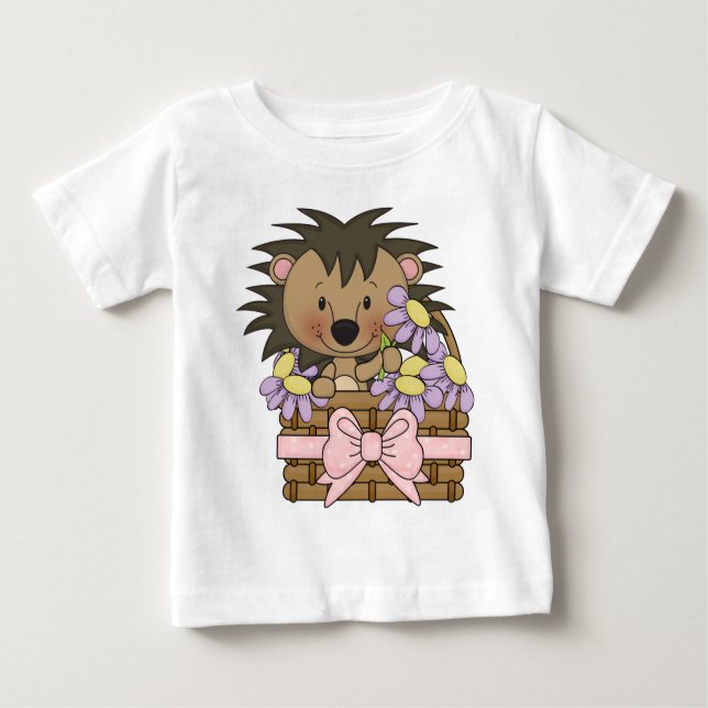 Cute Hedge Hog baby t-shirt (Front)