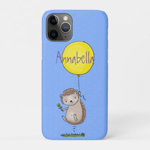 Cute hedgehog and balloon cartoon pattern Case-Mate iPhone case