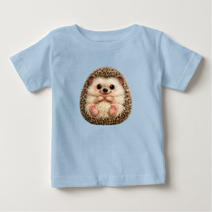 Cute Hedgehog Baby Fine Jersey Tee Gift for Kids