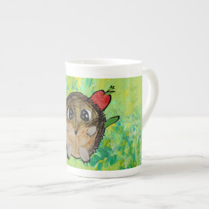 Cute Hedgehog Bone China Mug