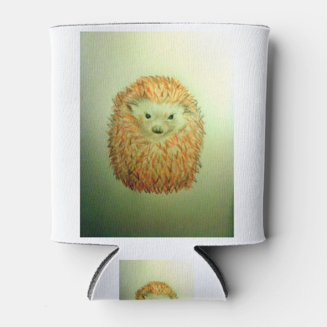 Cute Hedgehog Can Cooler (Front)