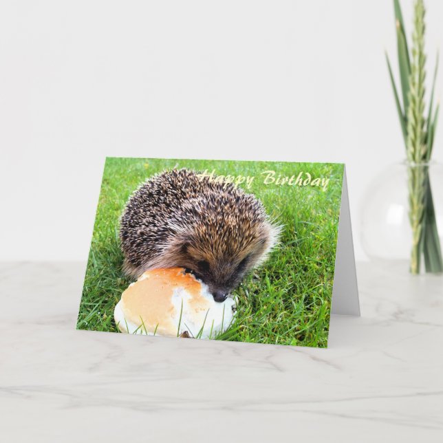 CUTE HEDGEHOG CARD (Front)