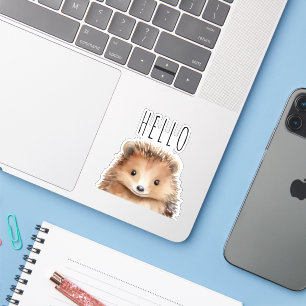 Cute Hedgehog custom text
