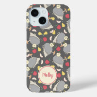 Cute Hedgehog Fruit Pattern Personalised