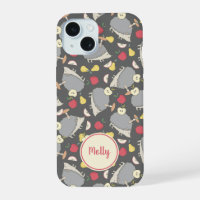 Cute Hedgehog Fruit Pattern Personalised