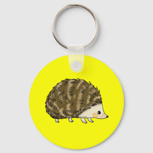 Cute hedgehog key ring