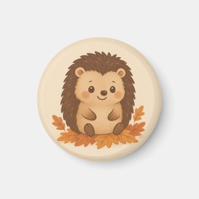 Cute Hedgehog Magnet (Front)